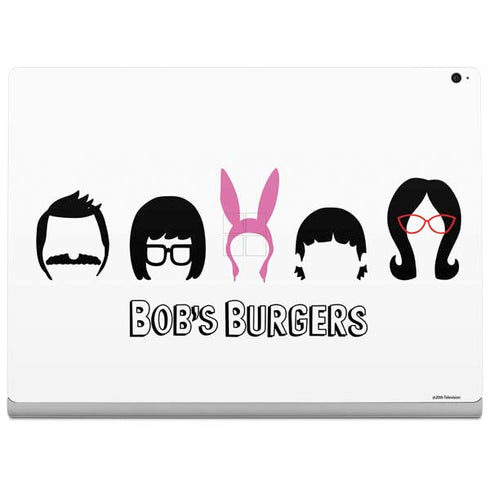 Bobs Burgers Silhouette Surface Book 2 15in Skin